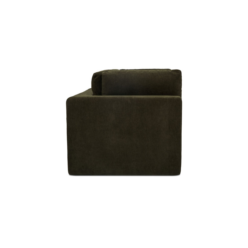 Canapé modulaire Cates vert foncé, Vert