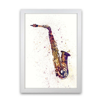 Saxophone by Michael Tompsett - Print
