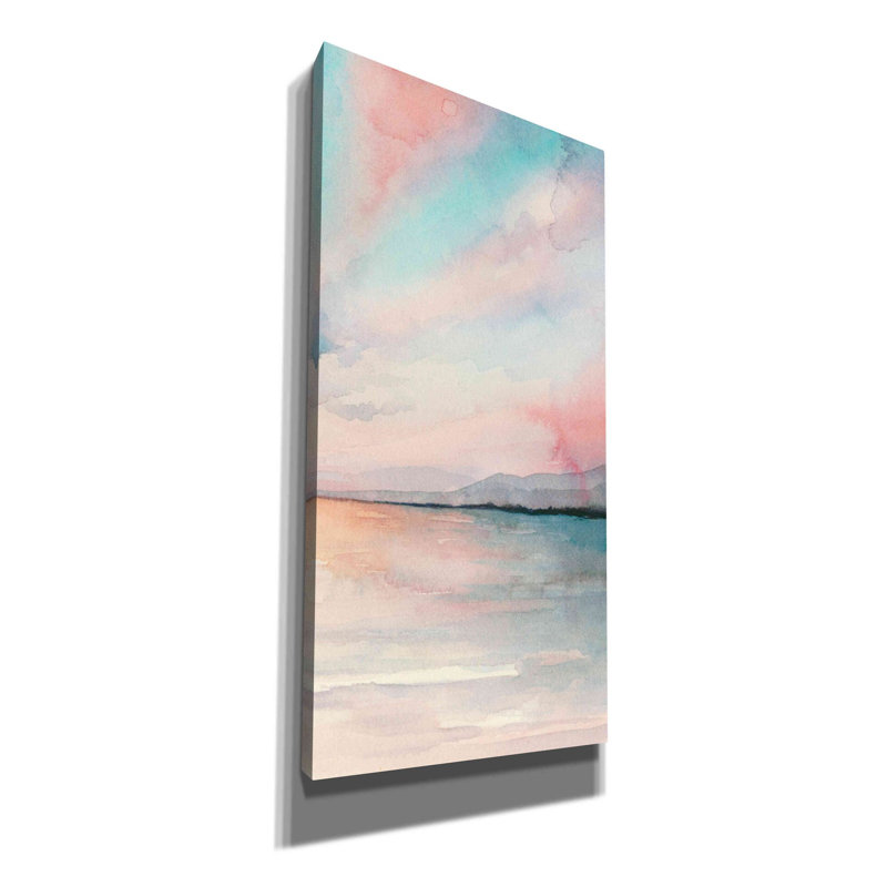 Rosecliff Heights «Sea Sunset Triptych III» par Grace Popp, H 24 po x l 12 po x P 0,75 po
