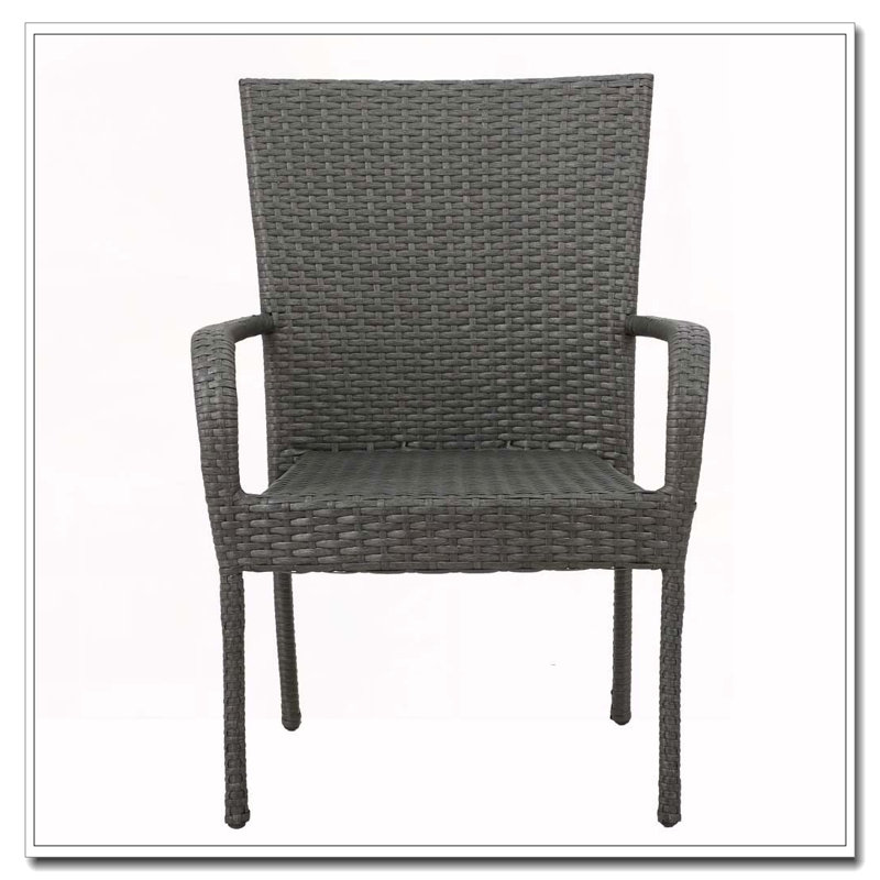 Outdoor Patio Wicker Chair, Brown
