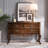 Walnut Solid Wood Rectangular Console Table-76397941