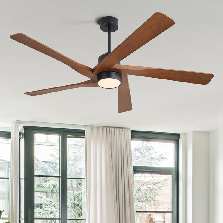 5 - ABS Blades Indoor Ceiling Fan with Light and Remote