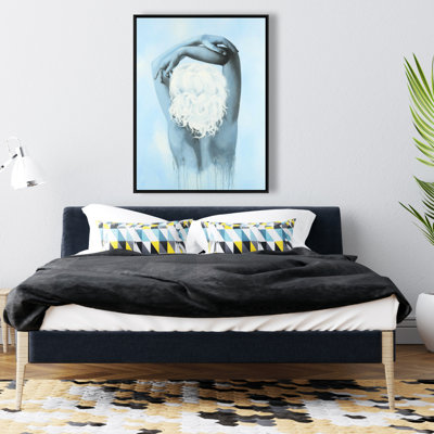 Sweet Woman Print On Canvas