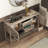 Console Table With Storage Drawers And Bottom Shelf-2013009729