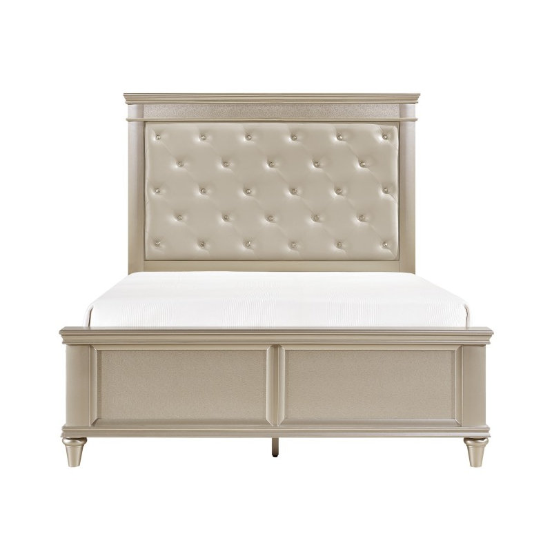 Adrianna Vegan Leather Standard Bed, King