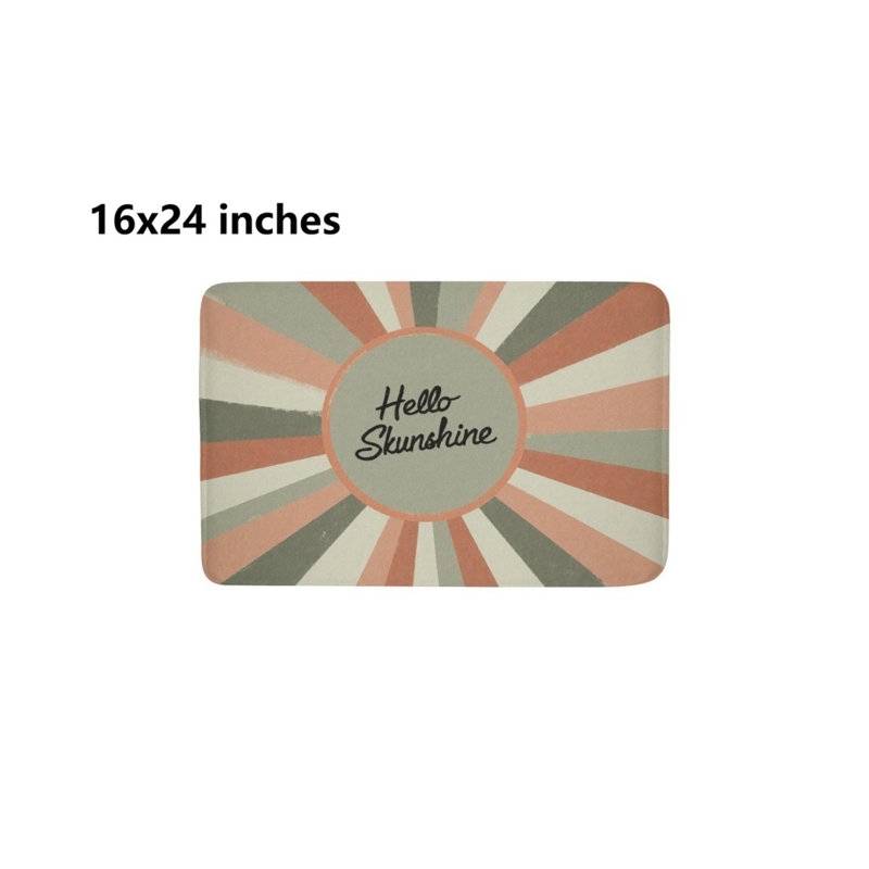 Tapis pour salle de bain Hello Sunshine, 16 x 24
