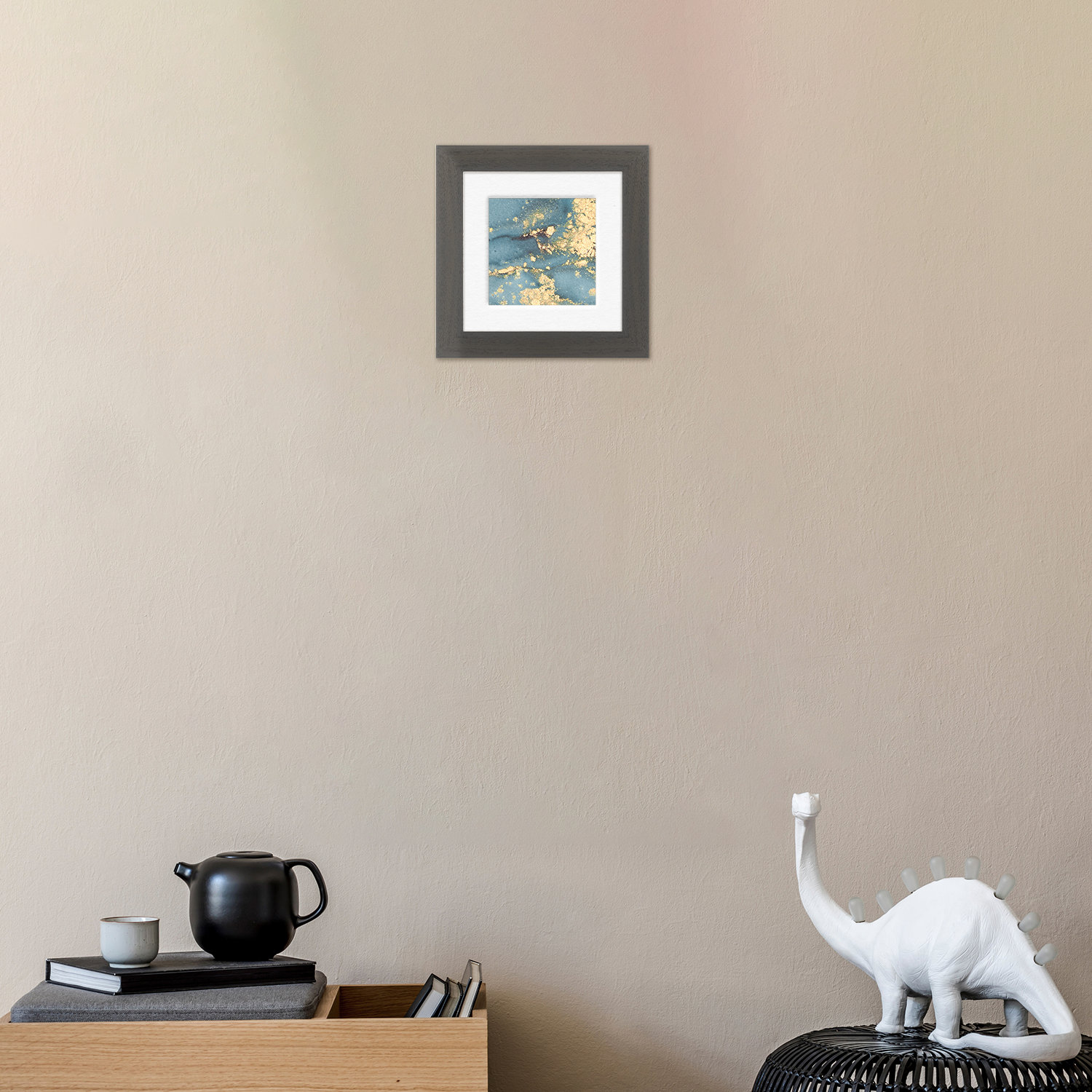 Arkhurst Wood Picture Frame with Mat, 5" x 5", Dark Walnut, 10" x 10"