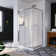 34" W X 34" D X 72" H Framed Square Shower Enclosure With Base