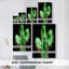Cactus néon - Cavas enveloppés de galerie-741616714