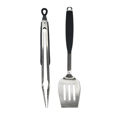 Stainless Steel Spatula & Tongs