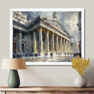 Gris et blanc, architectures Marvel Banks - Banks, art mural