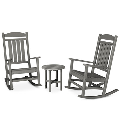 POLYWOOD® Rocker 2-Person Patio Seating Group