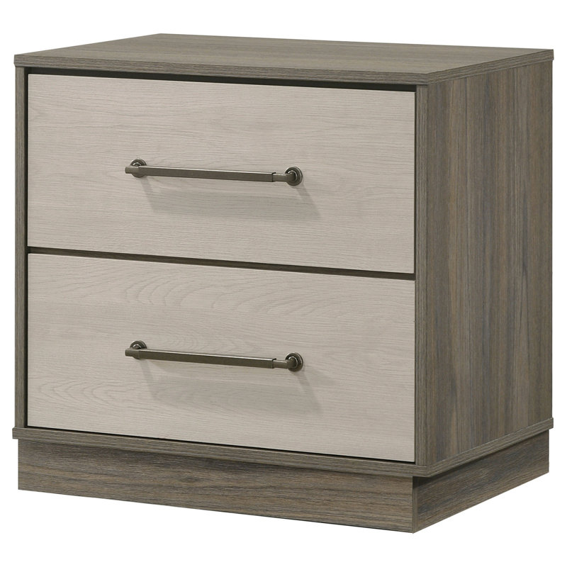 Table de chevet 2 tiroirs Edmondson
