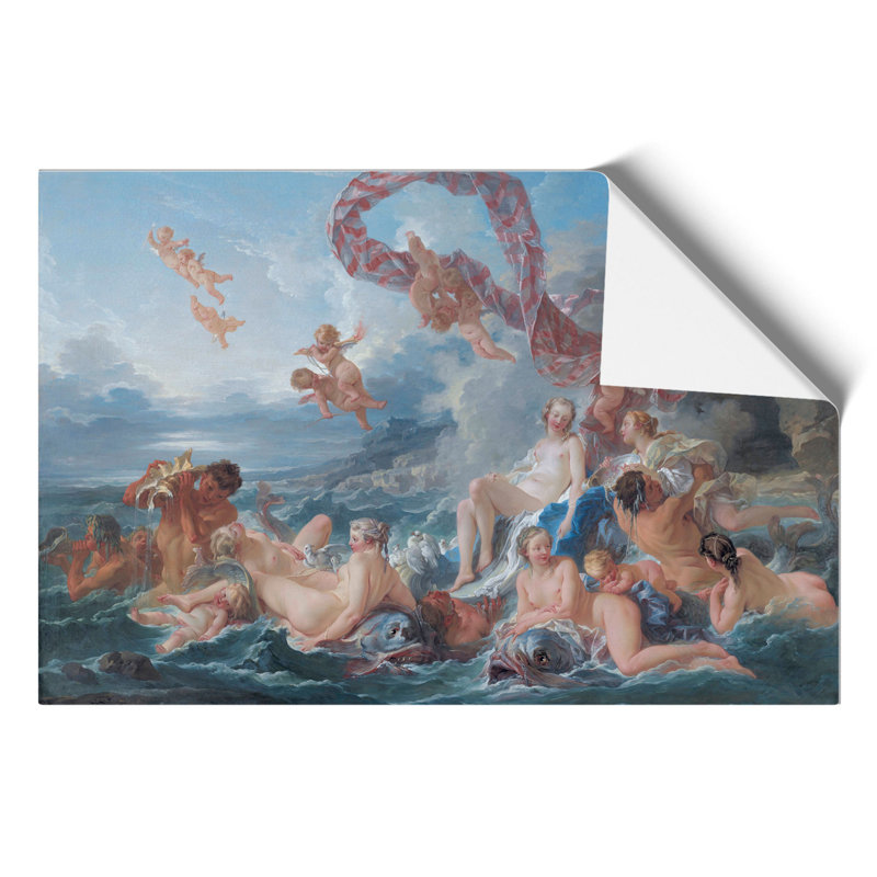 The Triumph of Venus by Francois Boucher - Unframed Painting, 30cm H x 42cm W x 0.1cm D