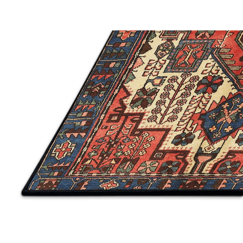 Tapis rouge à motif sud-ouest, Rectangle 8 pi x 10 pi
