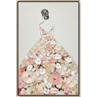 Art floral sur toile