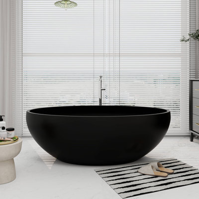67'' x 39'' Soaking Solid Surface Bathtub