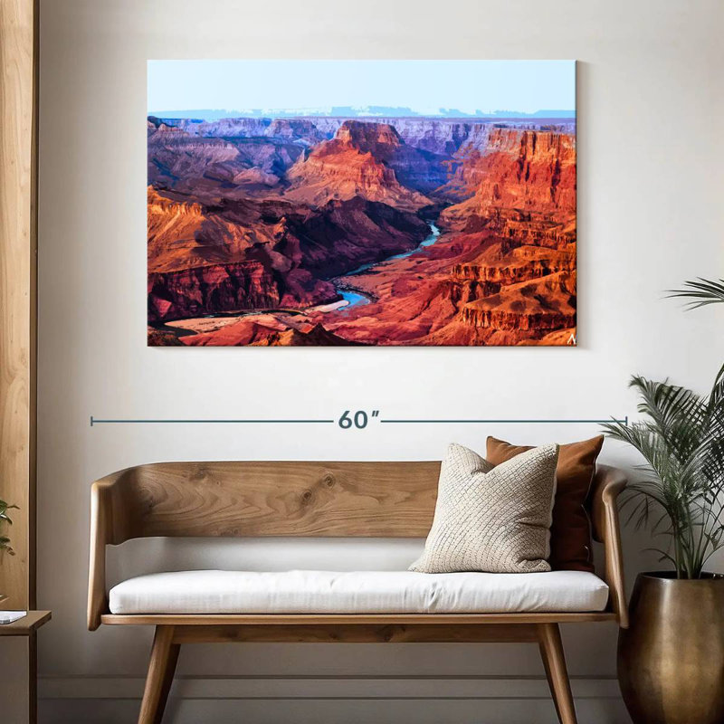 Illustration du Grand Canyon d'Alvord II, H 32 po x l 48 po