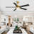 Rolanda 52" 5-inch Downrod Mount Ceiling Fan with Light Kit and Remote Control-1927761638