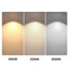 Ventilateur de plafond moderne avec lumières et télécommande 3 vitesses, 3 couleurs et 2 minuteries
