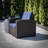 Alderman Faux Rattan Chair with All-Weather Cushion-714059138