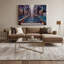 Reproduction musicale, toile mauve, art mural-902581372