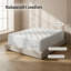 Grand matelas hybride de 14 pouces avec mousse à mémoire de forme et ressorts ensachés - Support mi-ferme pour la santé de la colonne vertébrale, un sommeil paisible et un confort respirant