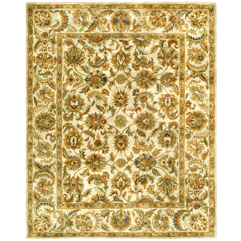 Carnasheeran Hand Tufted Wool Oriental Rug, Rectangle 5' x 8'