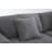 Greco Vintage Upholstered Boneless Three Seat Couch Compressed Delivery Tool Free Setup Sofa-124889106