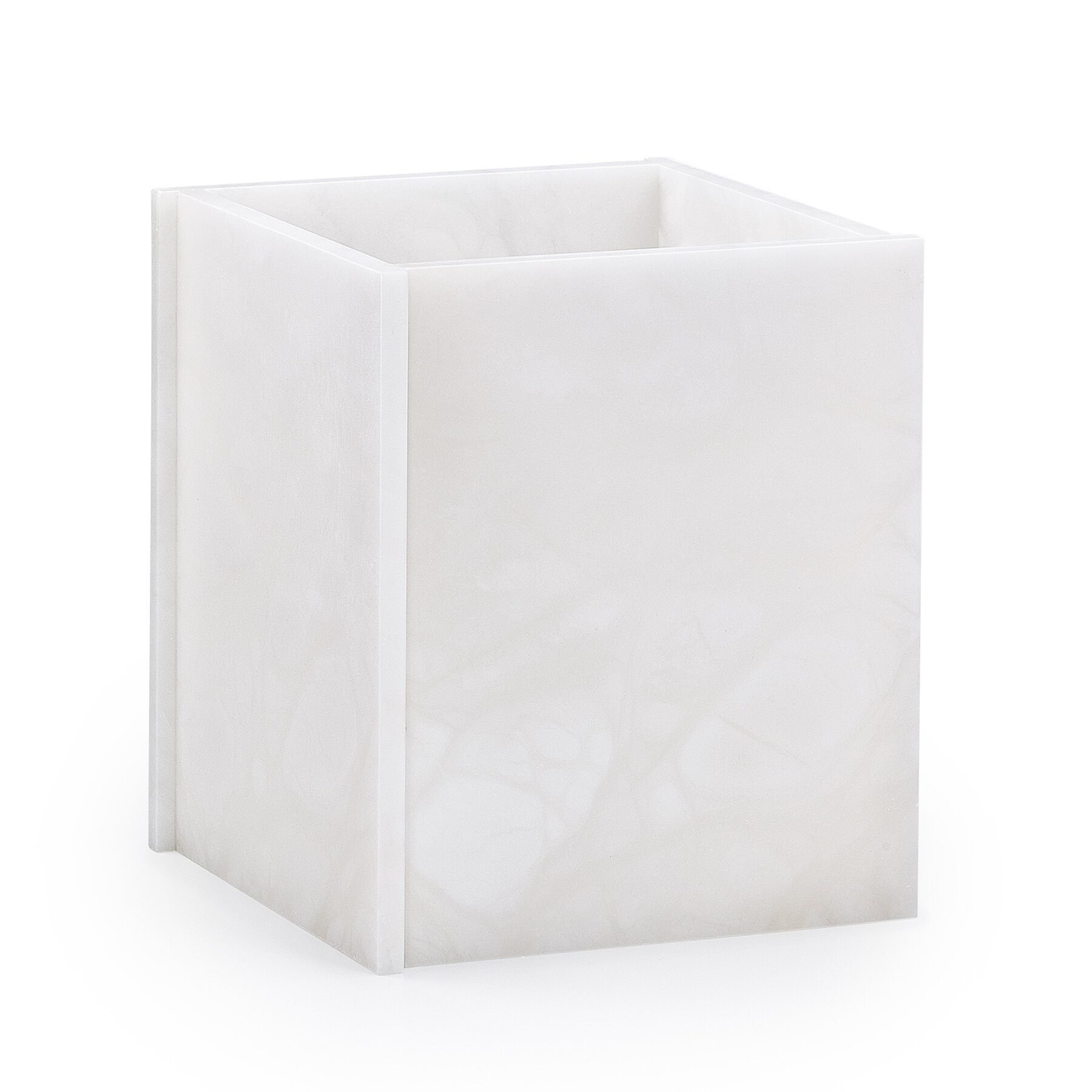 Labrazel Tatami Alabaster Open Waste Basket - 3 Gallons | Wayfair