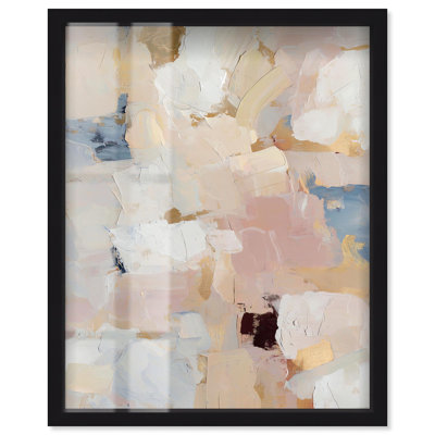 «Whispering Walls II Shadowbox Print», art boho neutre par Art Remedy