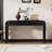 59'' Vintage Crafted Entryway Table Two Hidden Handle Drawers Farmhouse Console Table Easy Assembly-777867933