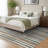 Thane Modern Stripe Multi Plush Washable Area Rug – Coda Collection-819872466