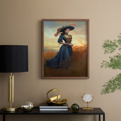 Reproduction encadrée WOMEN Series CMLXV - bois massif