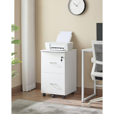 40cm Wide 2 -Drawer Mobile File Cabinet