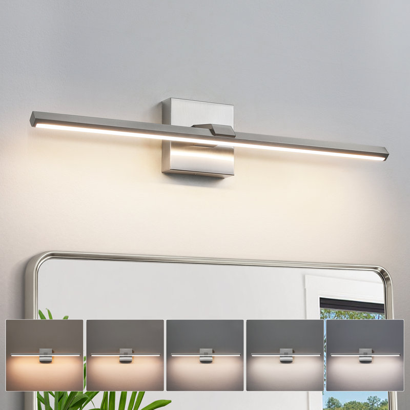 24" Dimmable LED Bath Bar 5cct, Brushed Nickel