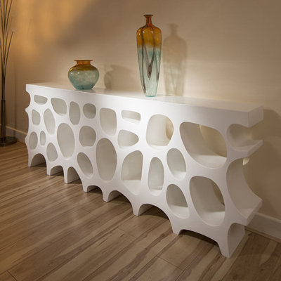 Console créative de style minimaliste moderne