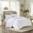 Chic White Reversible Bedding Sets, Cotton Microfiber Ruffles, Style For Home