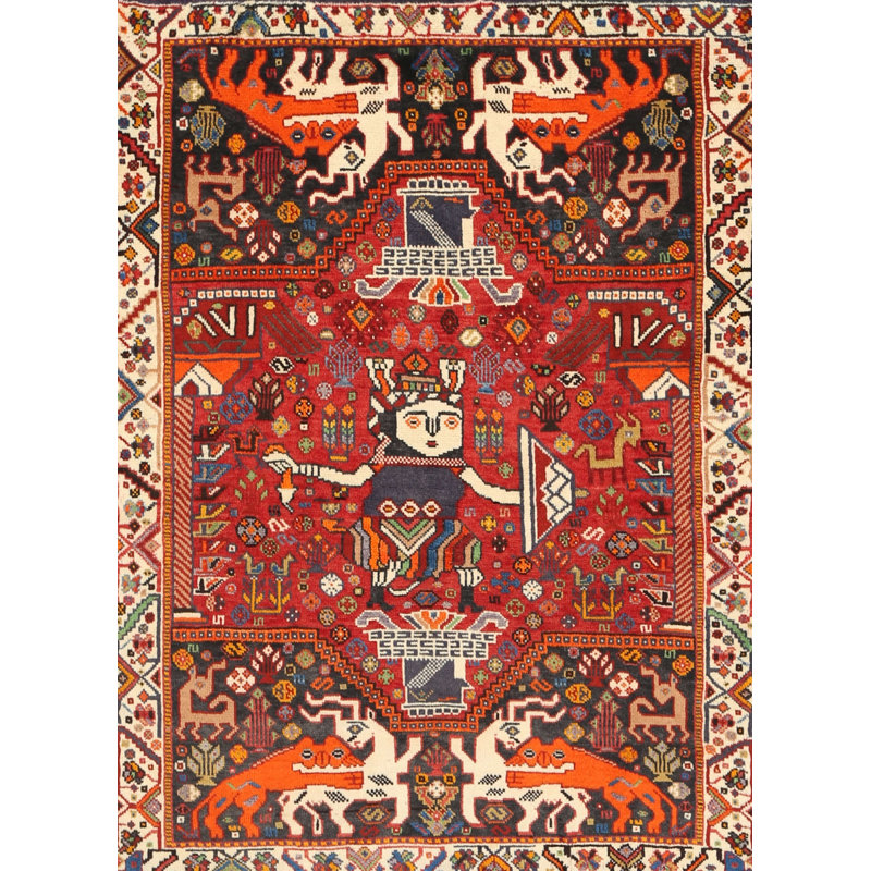 Oriental Indoor Rug, Rectangle 3' x 5'