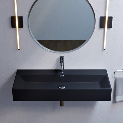 Claire 40" Rectangle Wall-Mount Bathroom Sink