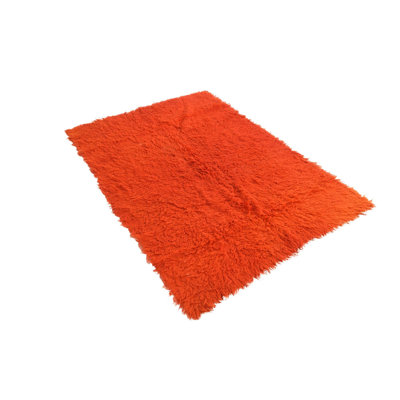 Tapis orange 4 x 6 Pinson