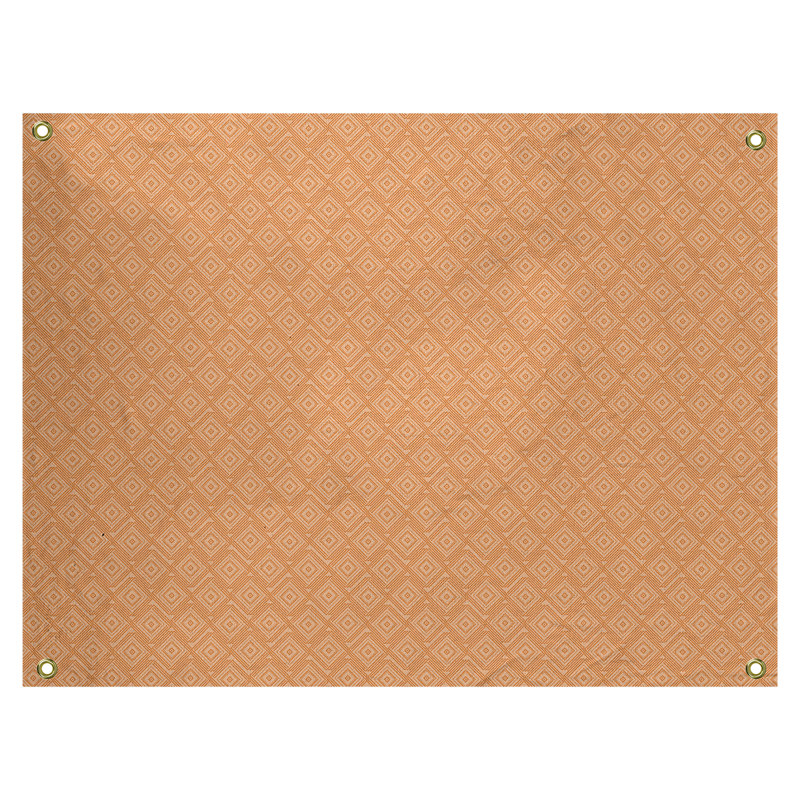Tapisserie en polyester Avicia, H 27,5 po x l 37,5 po, Intérieur, Orange