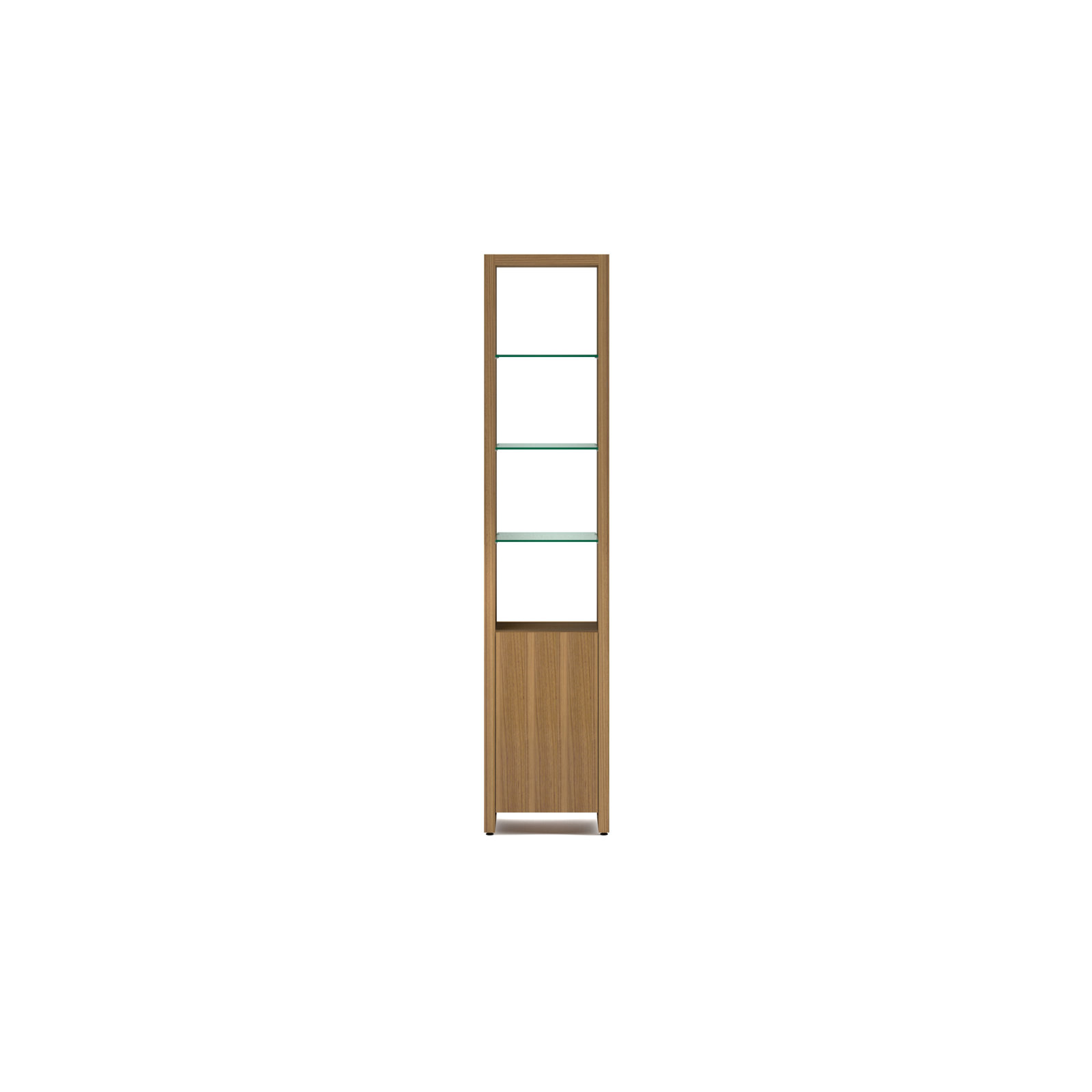 Linea™ Narrow Bookcase, Natural Walnut