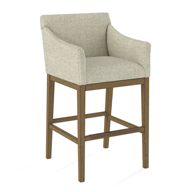 Upholstered Stool, 61612-74, Black