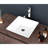 16X16 Inch Ceramic Bathroom Vessel Sink - Stylish And Functional, To Stains Square Modern Look, Tarnish