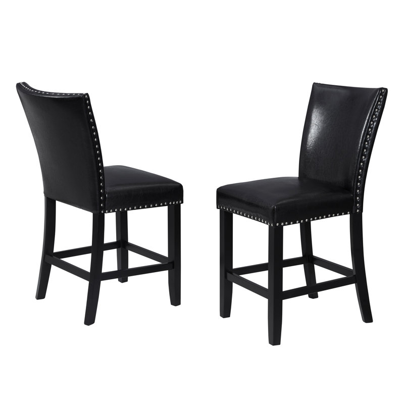 Fauteuil en polyuréthane 2pc, Noir