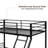 Black Twin XL Over Queen Metal Bunk Bed With Ladder For Kids And Adults,No Box Spring Required,Heavy Duty-442195451