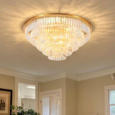 Luminaire suspendu contemporain en cristal K9