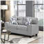 Coussin décoratif contemporain en tissu de chenille 2 pièces