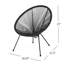 Chaise Anson (ensemble de 2) - Noir-1499591991